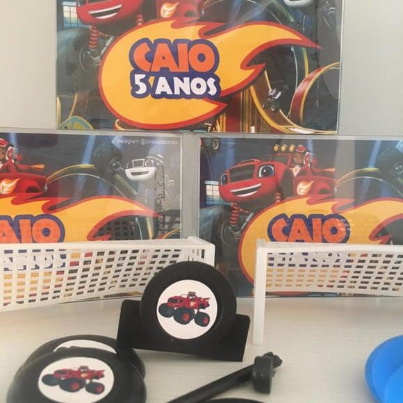 Jogo de Botão Futebol Personalizado Blaze Monster Machine