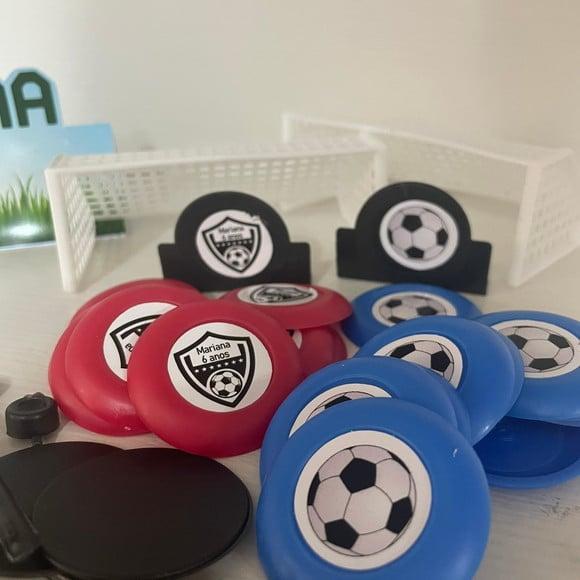 Jogo de Botão Futebol Personalizado Duplo