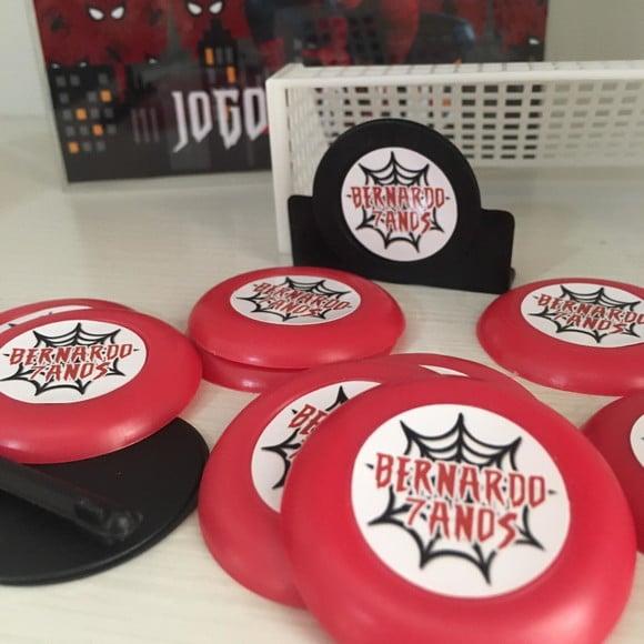 Jogo de Botão Futebol Personalizado Homem Aranha