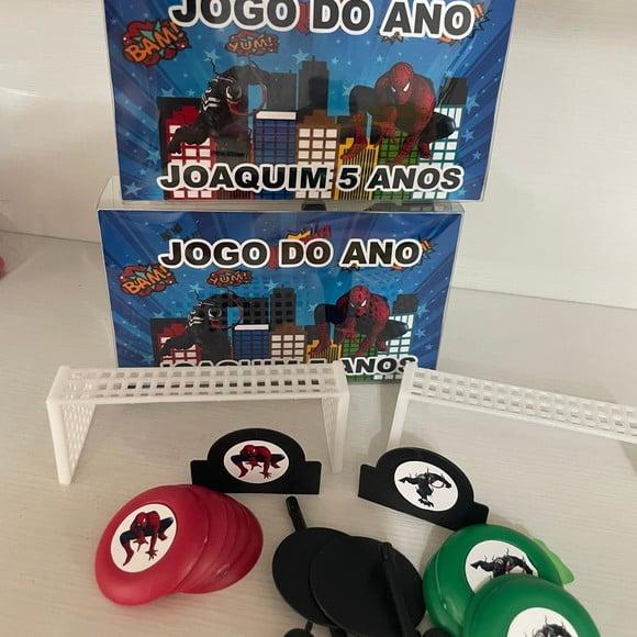 Jogo de Botão Futebol Personalizado Super Heróis