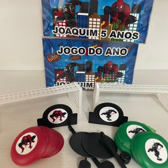 Jogo de Botão Futebol Personalizado Super Heróis