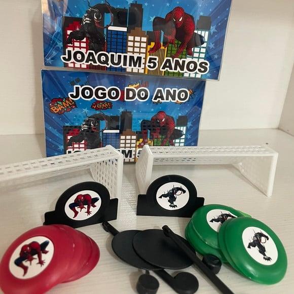 Jogo de Botão Futebol Personalizado Super Heróis