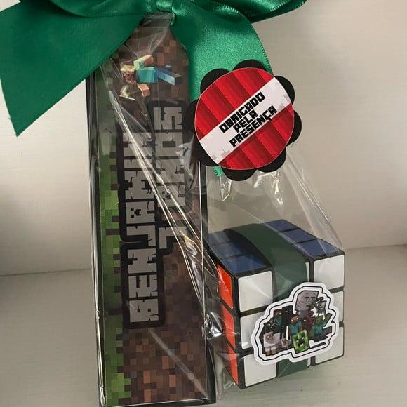 Kit Cubo Mágico e Dominó