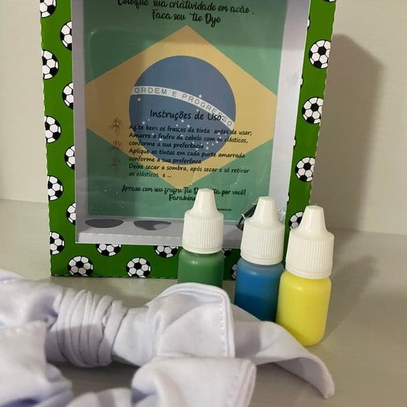 Kit Frufru Tie Dye Copa do Mundo