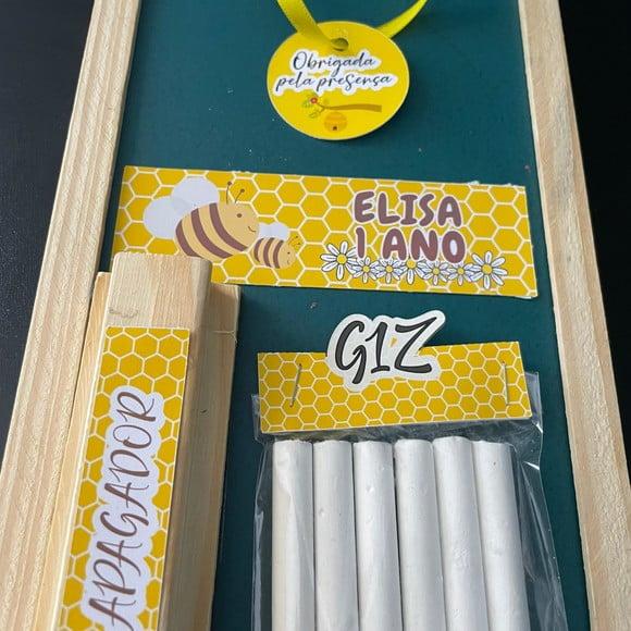 Kit Lousa com Apagador Abelha