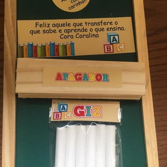 Kit Lousa com Apagador Abc