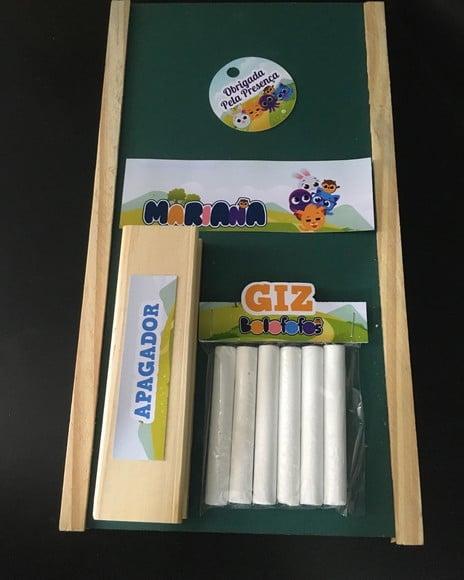 Kit Lousa com Apagador Bolo Fofo