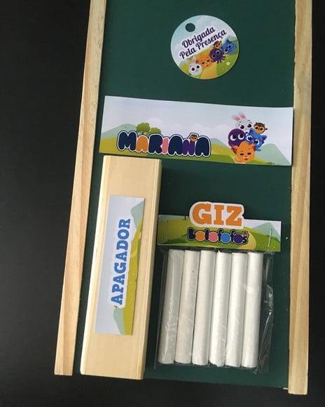 Kit Lousa com Apagador Bolo Fofo