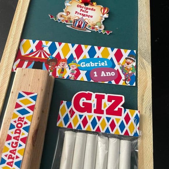 Kit Lousa com Apagador Circo