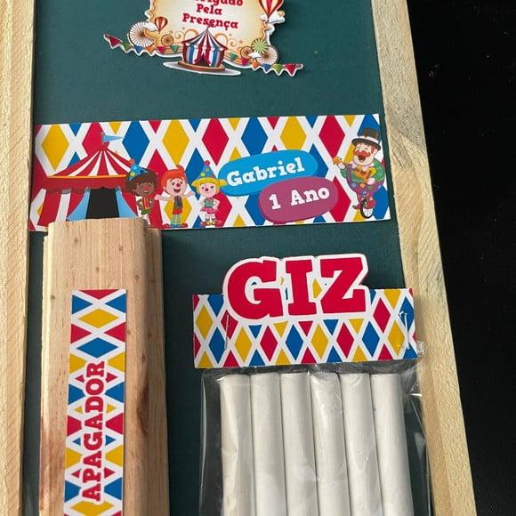 Kit Lousa com Apagador Circo
