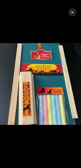 Kit Lousa com Apagador Rei Leão
