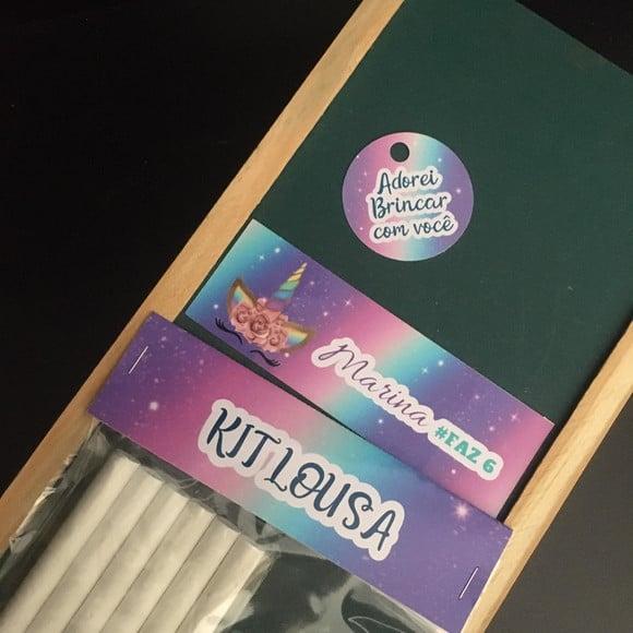 Kit Lousa Unicórnio