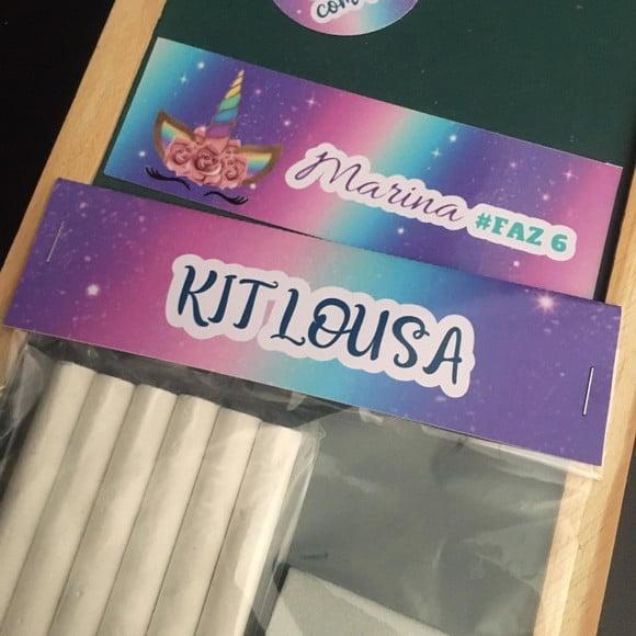 Kit Lousa Unicórnio