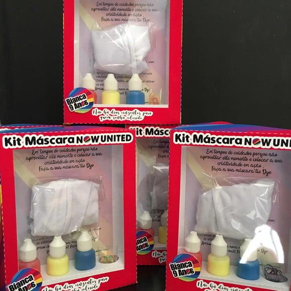 Kit Máscara Tie Dye Now United