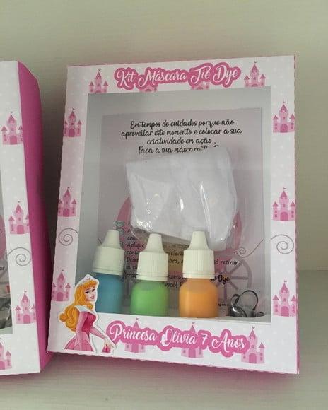 Kit Máscara Tie Dye Princesa