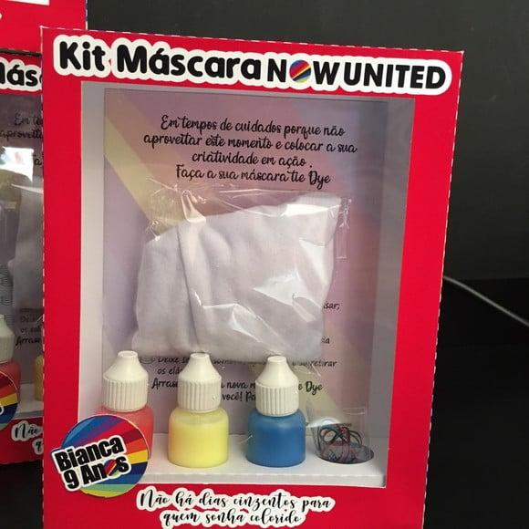 Kit Máscara Tie Dye Now United