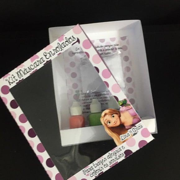 Kit Máscara Tie Dye Rapunzel