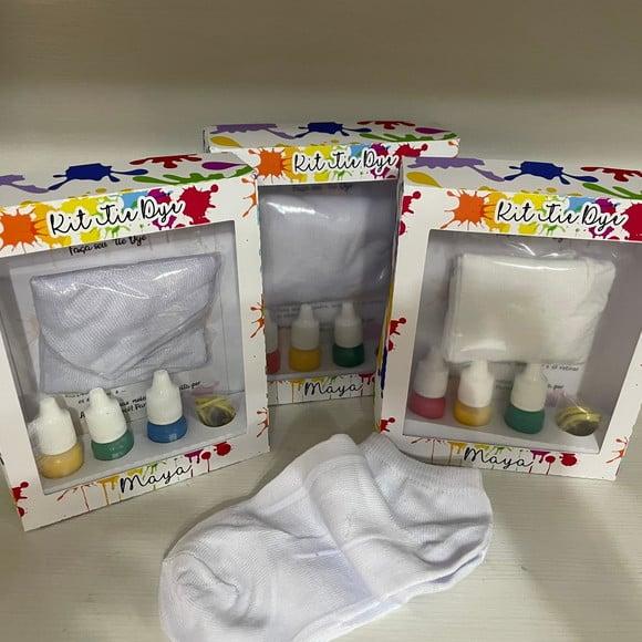 Kit Meia Tie Dye Pintando 7