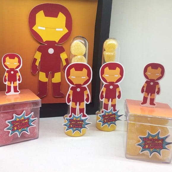 Kit Personalizados Super Heróis Scrap