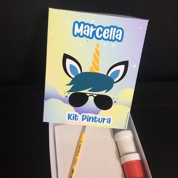 Kit Pintura na Caixa Unicórnio