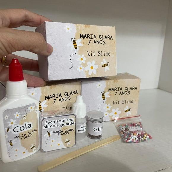 Kit Slime Abelha Embalagens Personalizadas