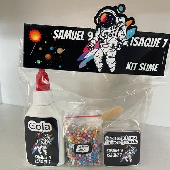 Kit Slime Astronauta Embalagens Personalizadas