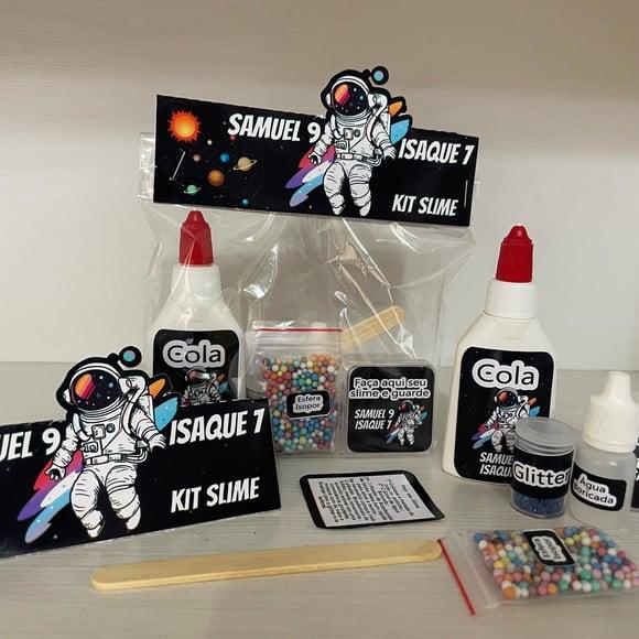 Kit Slime Astronauta Embalagens Personalizadas