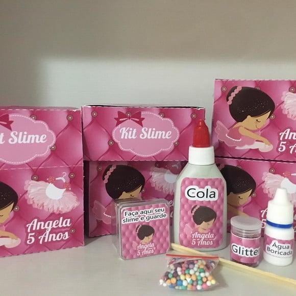 Kit Slime Bailarina Embalagens Personalizadas