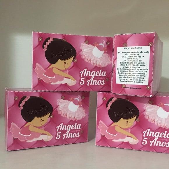 Kit Slime Bailarina Embalagens Personalizadas