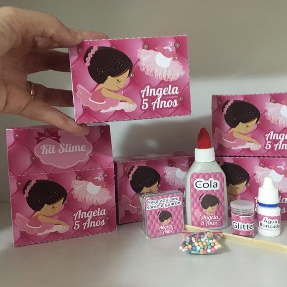 Kit Slime Bailarina Embalagens Personalizadas
