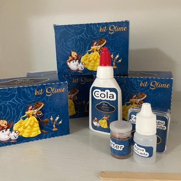 Kit Slime Bela e a Fera Embalagens Personalizadas