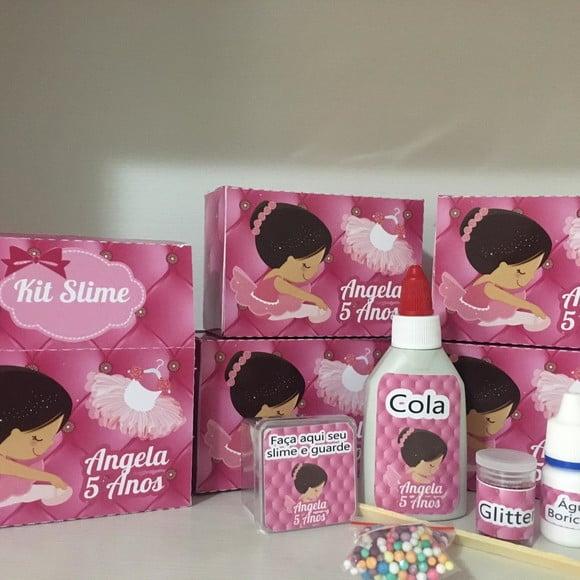 Kit Slime Bailarina Embalagens Personalizadas