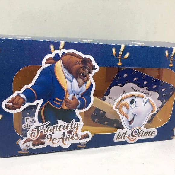 Kit Slime Bela e a Fera Embalagens Personalizadas