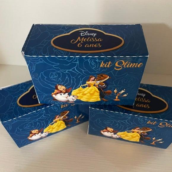 Kit Slime Bela e a Fera Embalagens Personalizadas