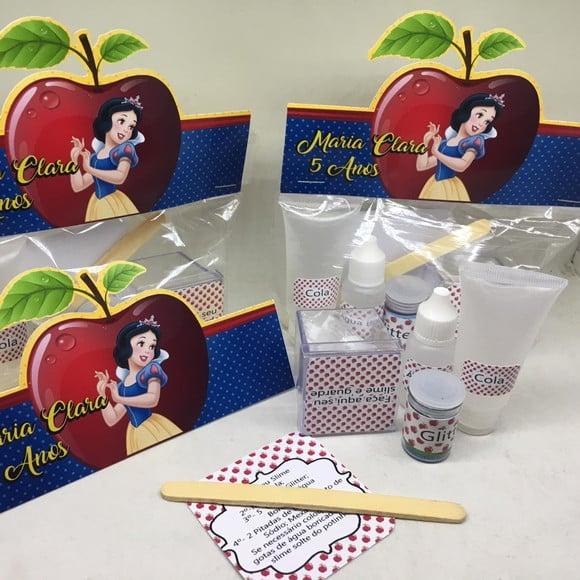 Kit Slime Branca de Neve Embalagens Personalizadas