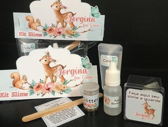 Kit Slime Bosque Encantado Embalagens Personalizadas