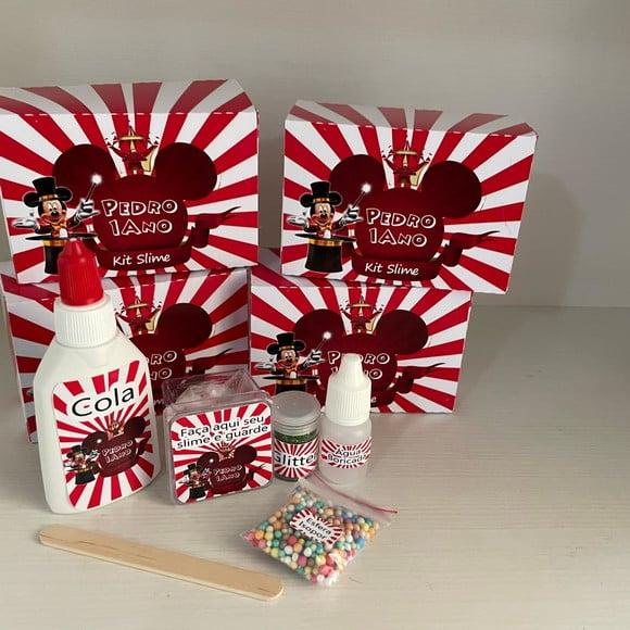 Kit Slime Caixa Circo do Mickey Embalagens Personalizadas