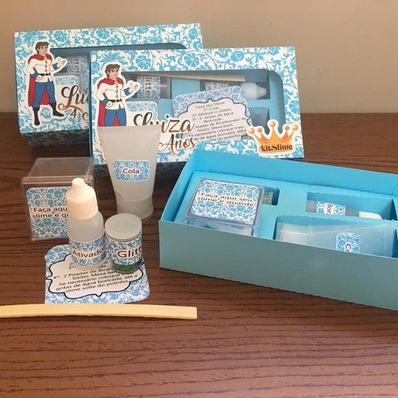 Kit Slime Caixa Embalagens Personalizadas