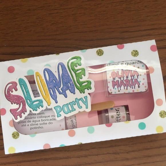 Kit Slime Caixa Embalagens Personalizadas
