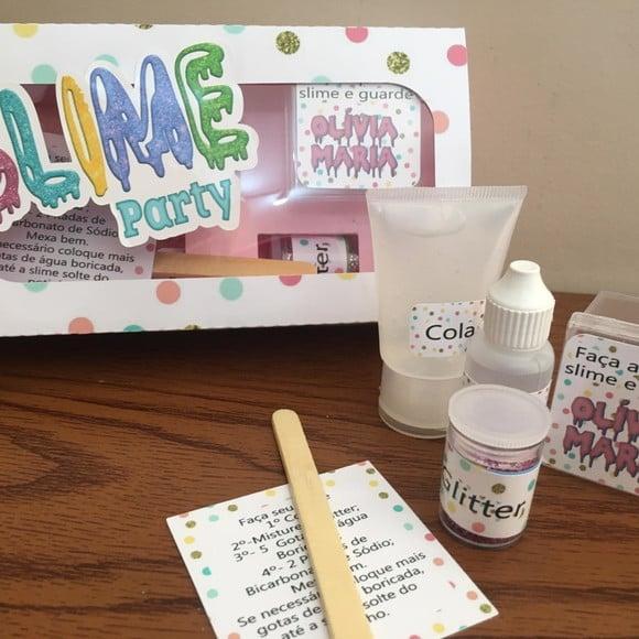 Kit Slime Caixa Embalagens Personalizadas