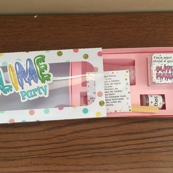 Kit Slime Caixa Embalagens Personalizadas