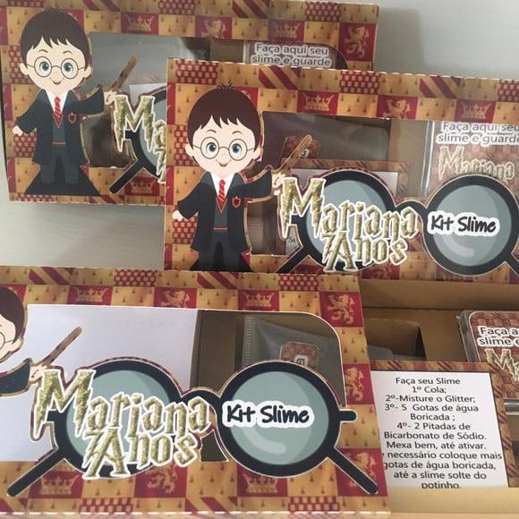 Kit Slime Caixa Harry Potter Embalagens Personalizadas