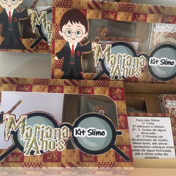 Kit Slime Caixa Harry Potter Embalagens Personalizadas