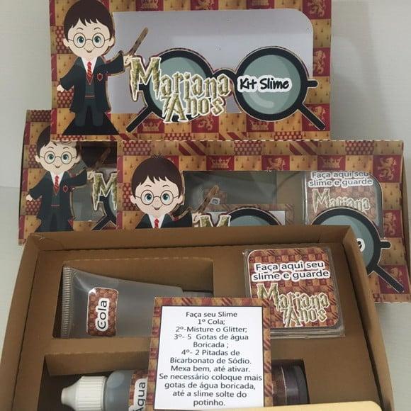 Kit Slime Caixa Harry Potter Embalagens Personalizadas