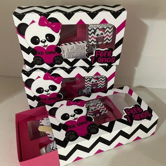 Kit Slime Caixa Panda Embalagens Personalizadas