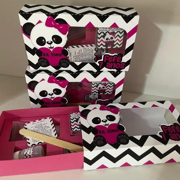Kit Slime Caixa Panda Embalagens Personalizadas
