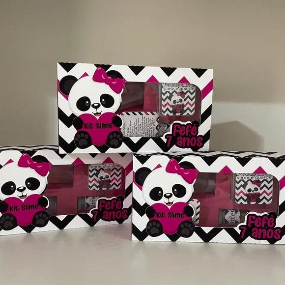 Kit Slime Caixa Panda Embalagens Personalizadas