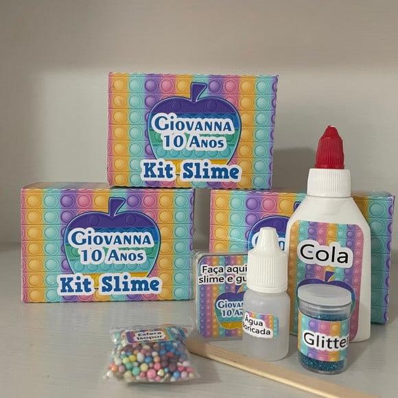 Kit Slime Caixa Pop It Embalagens Personalizadas