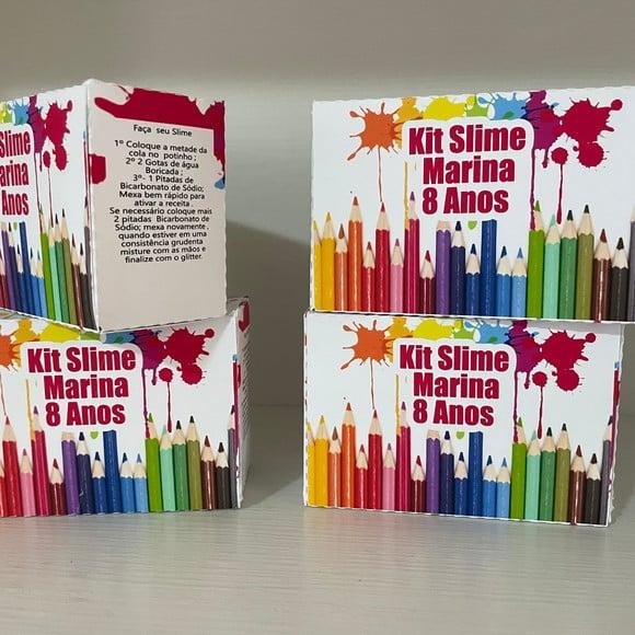 Kit Slime Caixa Pintando o Sete Embalagens Personalizadas