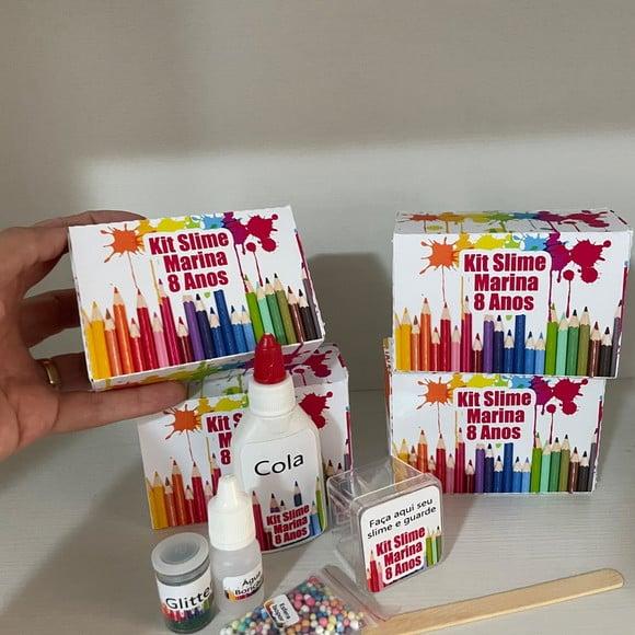 Kit Slime Caixa Pintando o Sete Embalagens Personalizadas